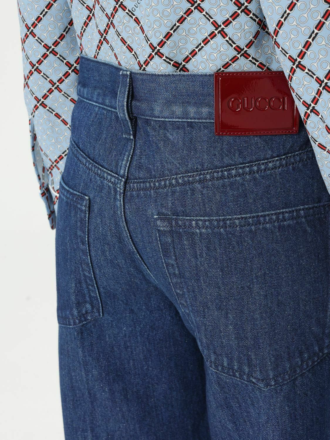 Classic Straight-Leg Denim Jeans - Denim / 27 IT