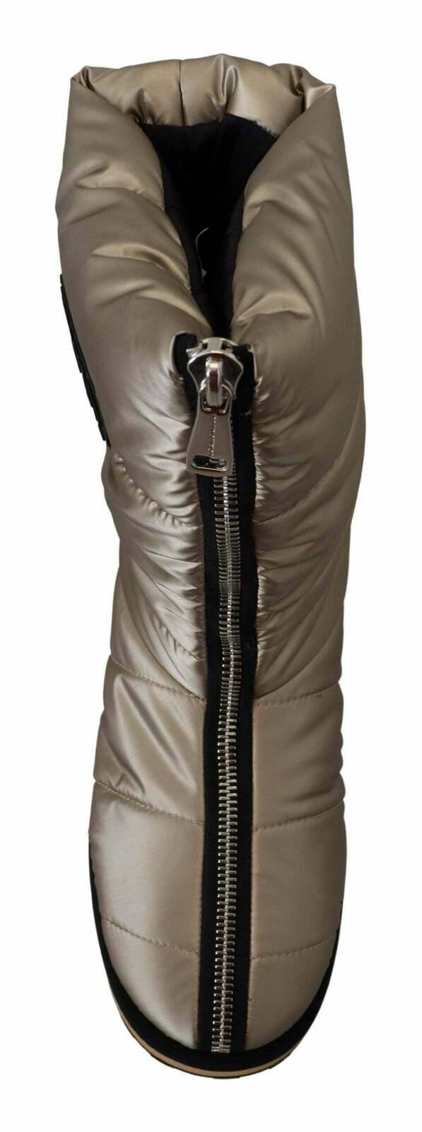 Padded Mid Calf Winter Shoes - Silver / 44 EU