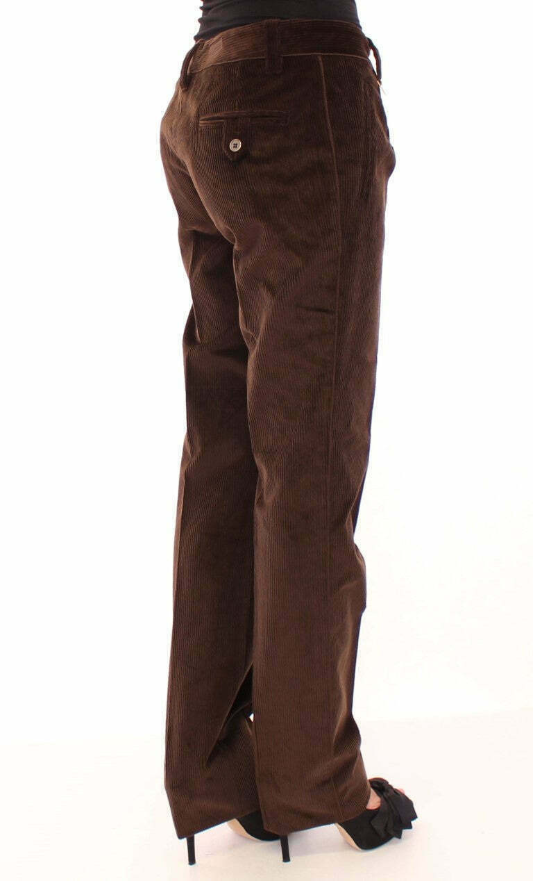 Dolce & Gabbana Brown Corduroy Pants - Brown / 42 IT