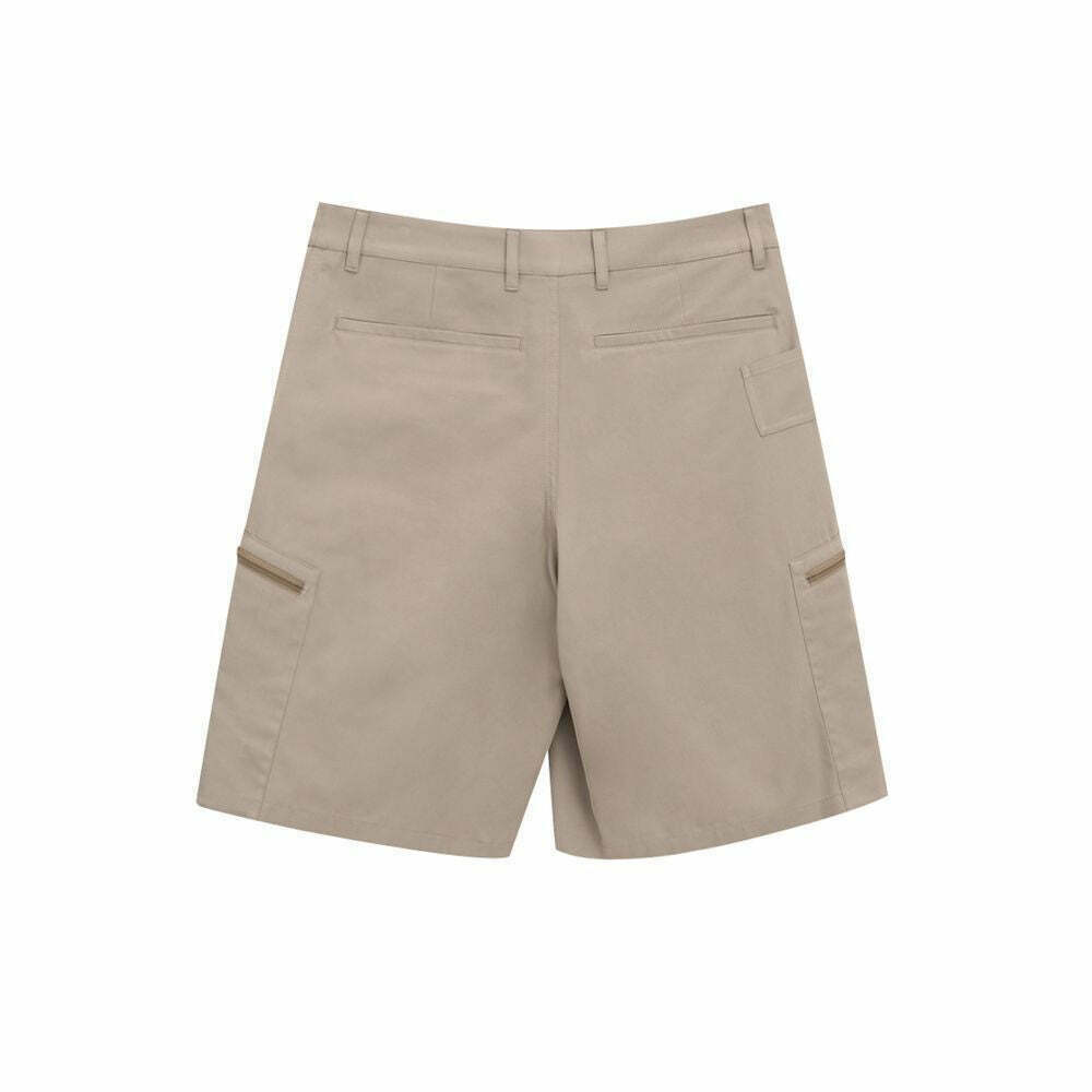 Cargo Shorts Zipper Pocket - Beige / 50 IT