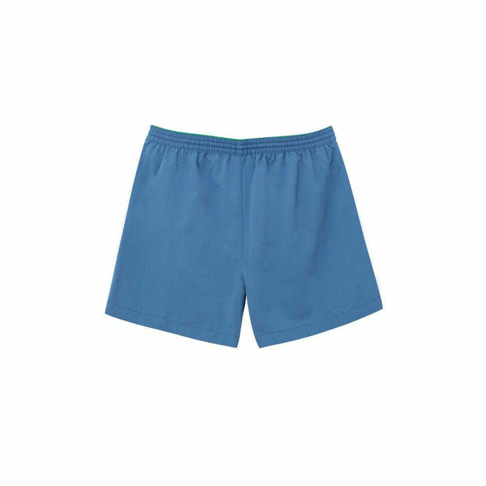 Polyamide Swim Short with Elastic Waist and Adjustable Drawstring - Blue / S