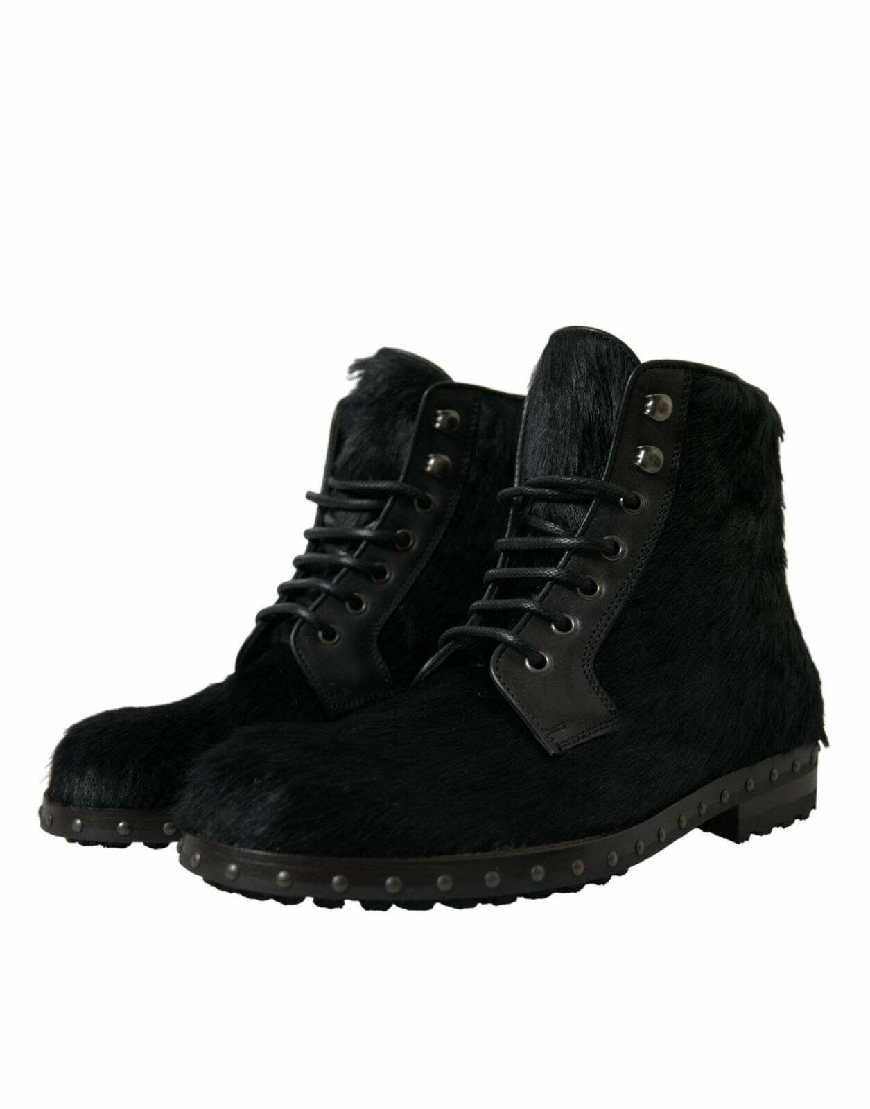 Haircalf LaceUp Boots ModelBlack - Black / 40 EU