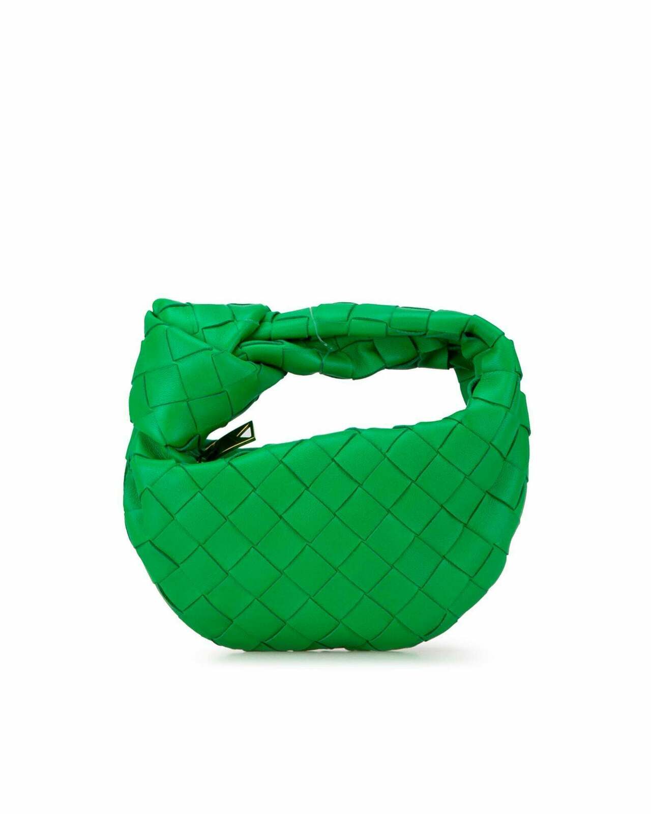Bottega Veneta The Pouch Intrecciato Leather Shoulder Bag - Green / One Size