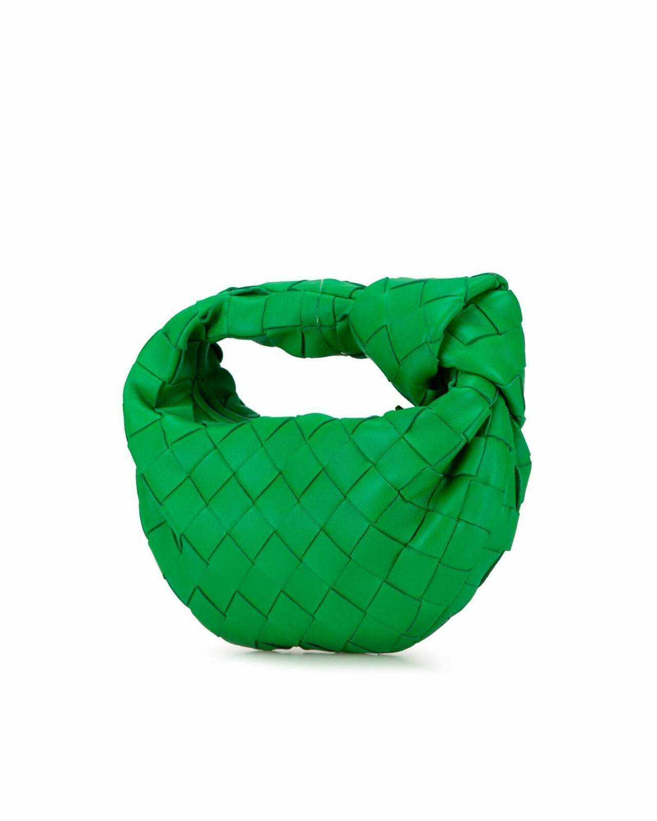 Bottega Veneta The Pouch Intrecciato Leather Shoulder Bag - Green / One Size