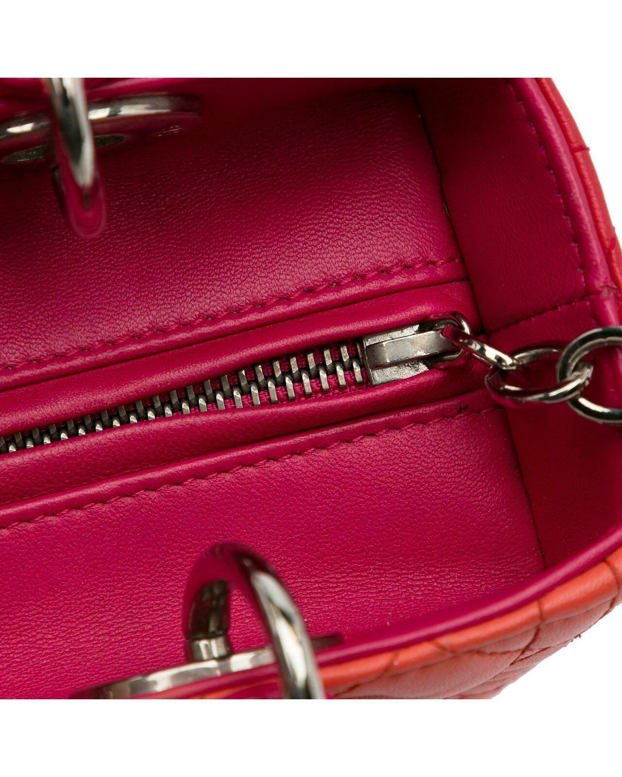 Lady Dior My Lady Dior Quilted Tote - Orange / One Size