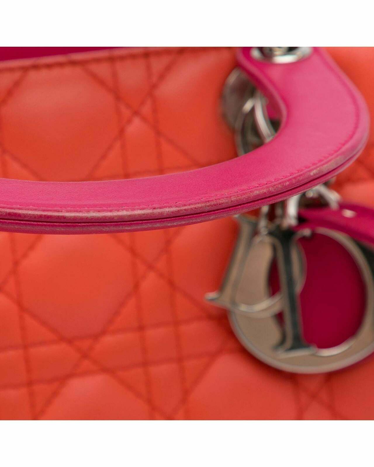 Lady Dior My Lady Dior Quilted Tote - Orange / One Size