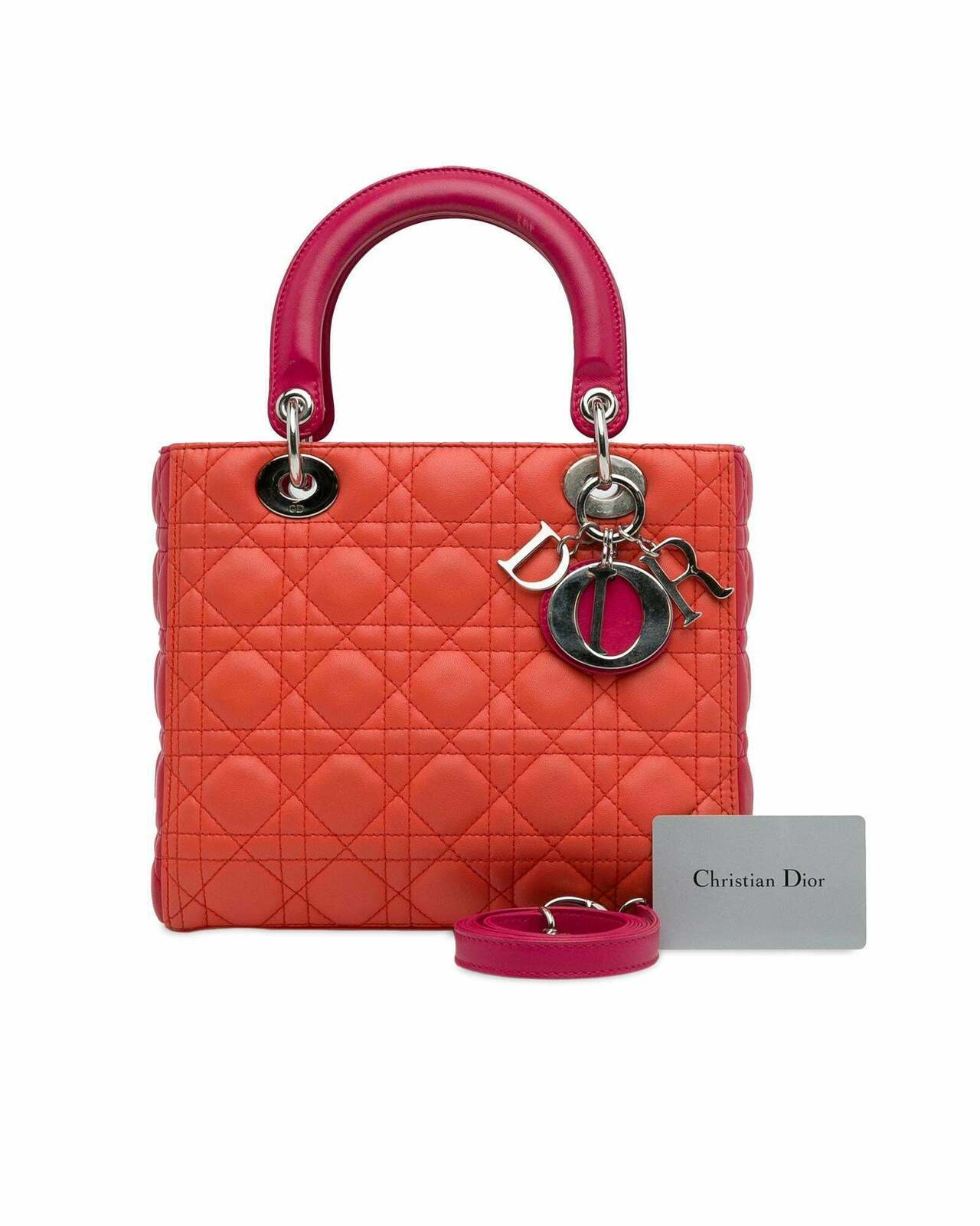 Lady Dior My Lady Dior Quilted Tote - Orange / One Size