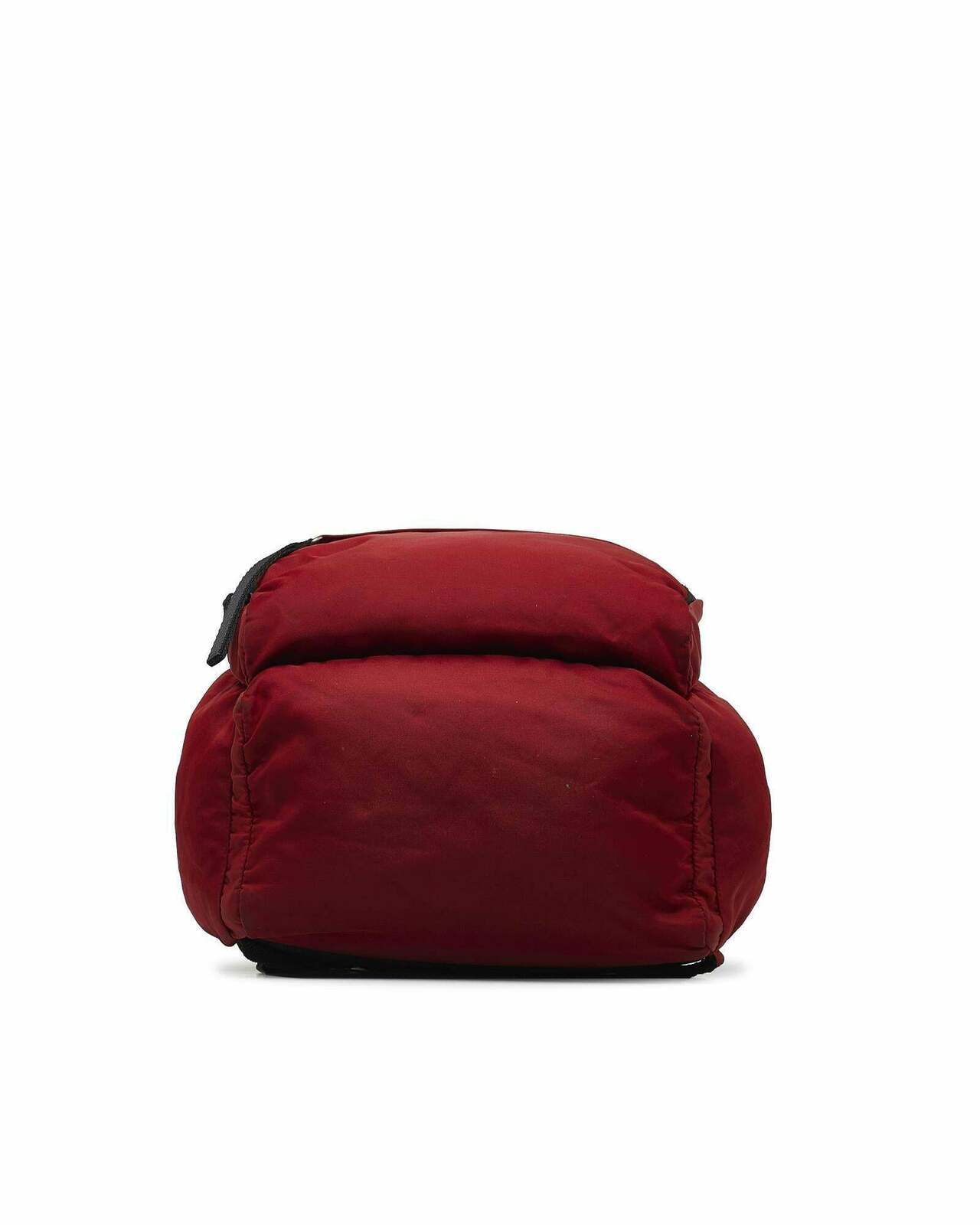 Nylon Zipper Backpack - Red / One Size