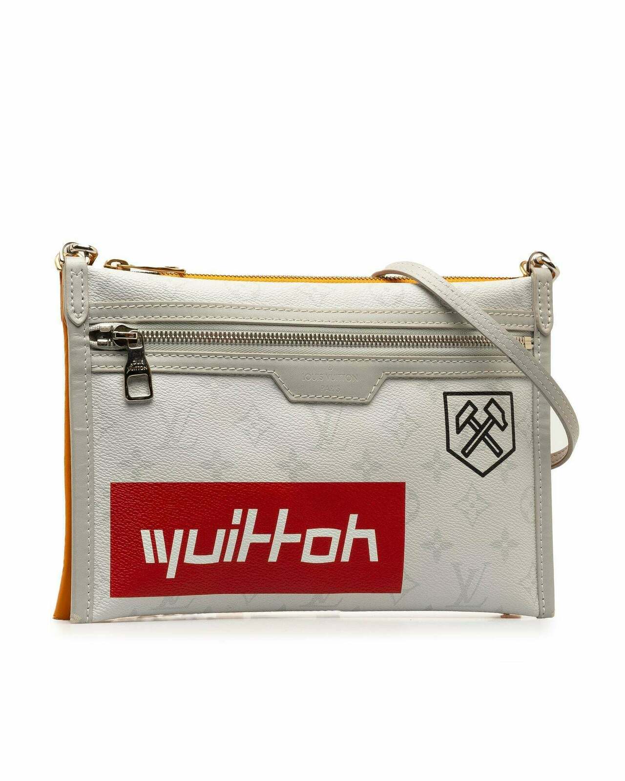 Louis Vuitton x Supreme Pochette Crossbody Bag White - Gray / One Size