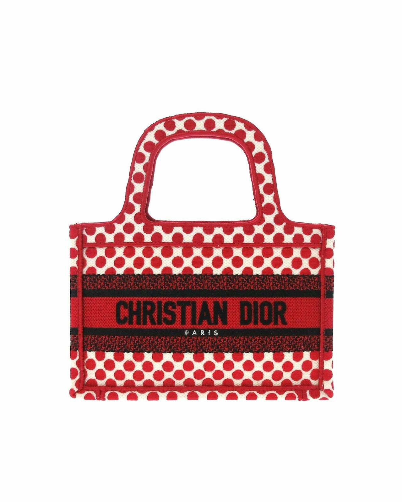 Polka Dot Tote Bag - Red / One Size