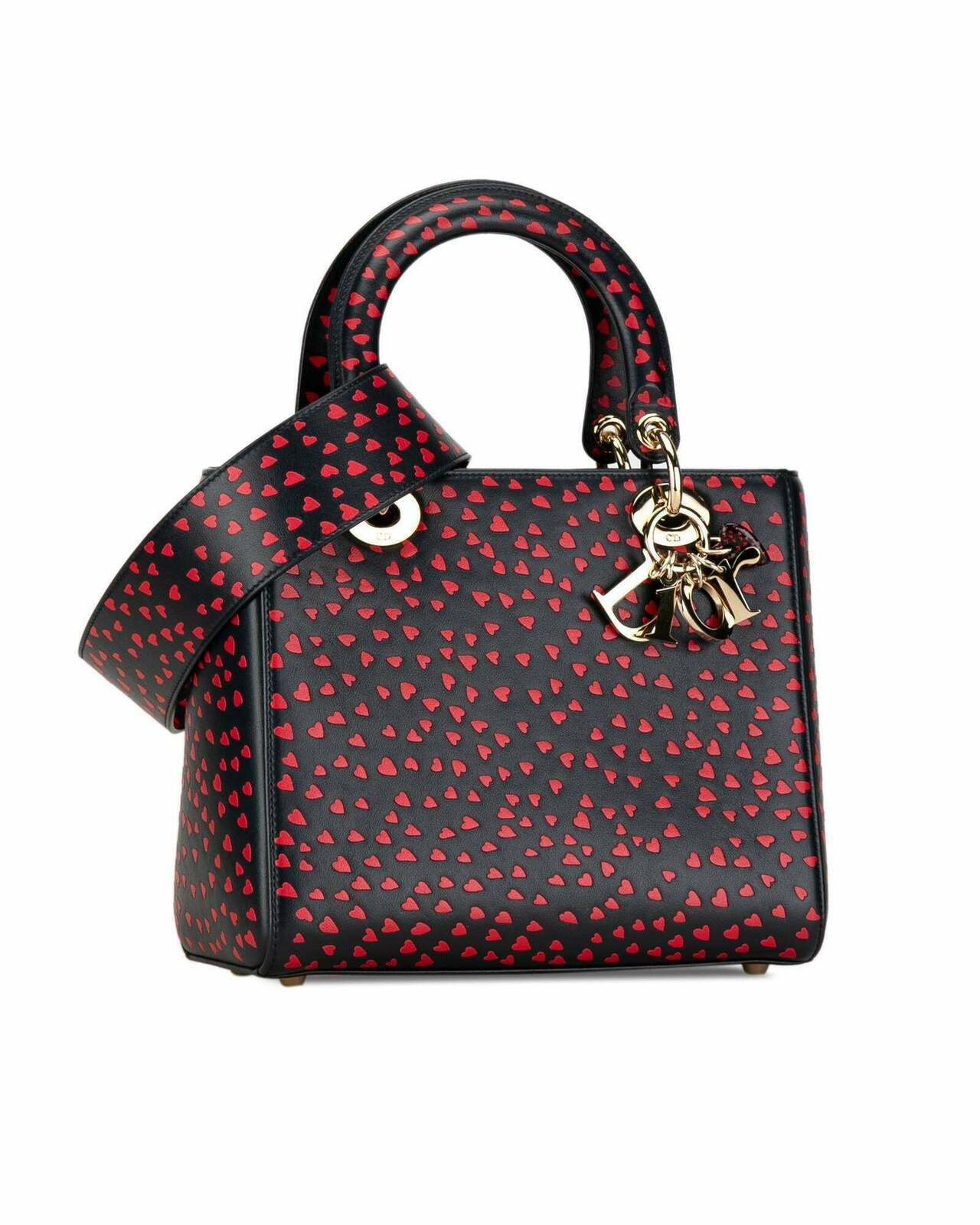 Dior Lady Dior My ABCDior Black Leather Tote Bag - Blue / One Size