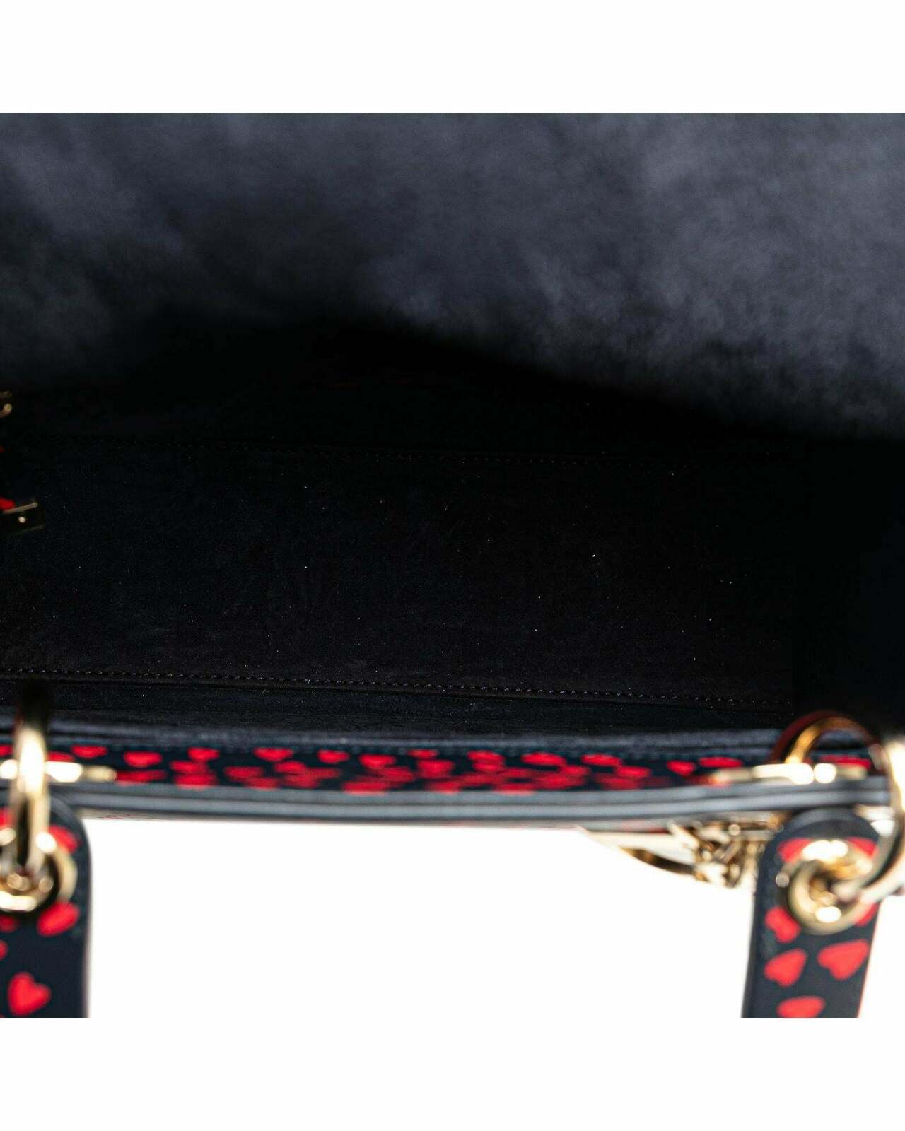 Dior Lady Dior My ABCDior Black Leather Tote Bag - Blue / One Size