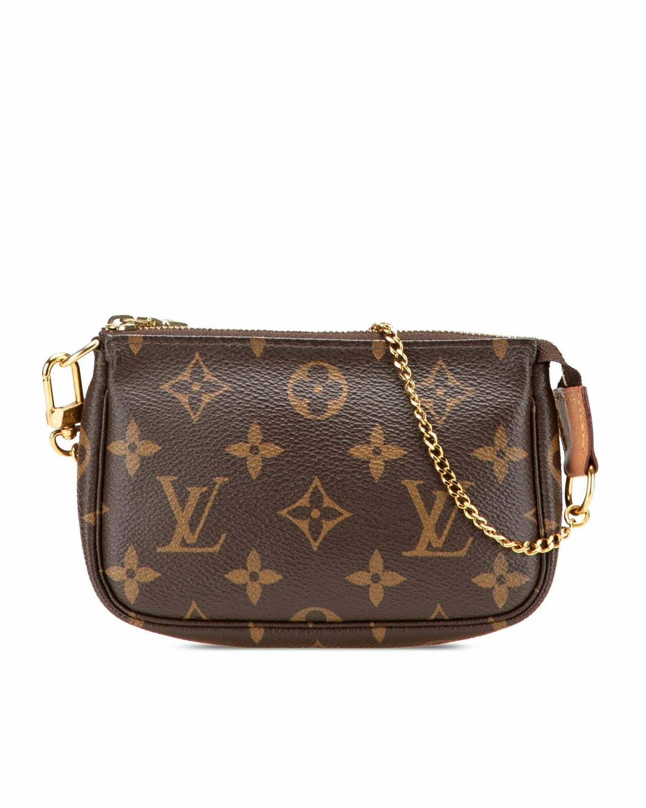 Mini Pochette Evening Bag - Brown / One Size