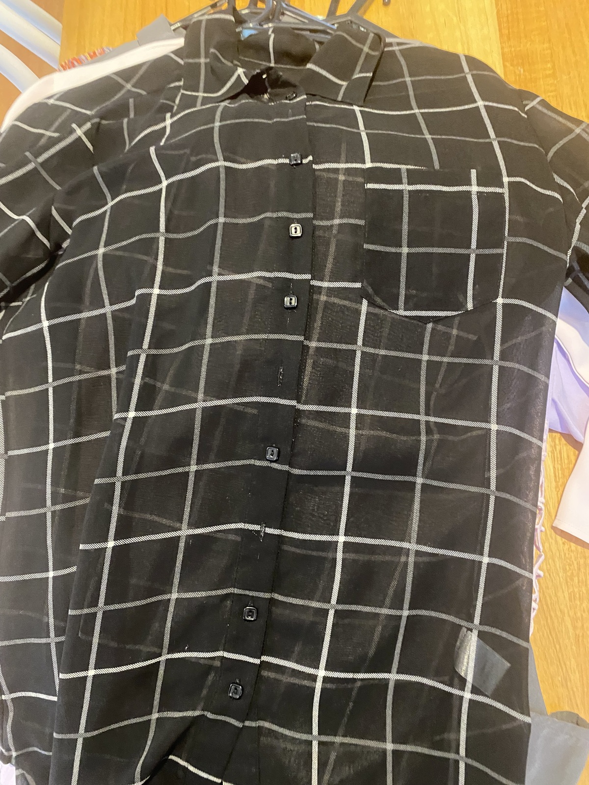 shirt sheer size 10 