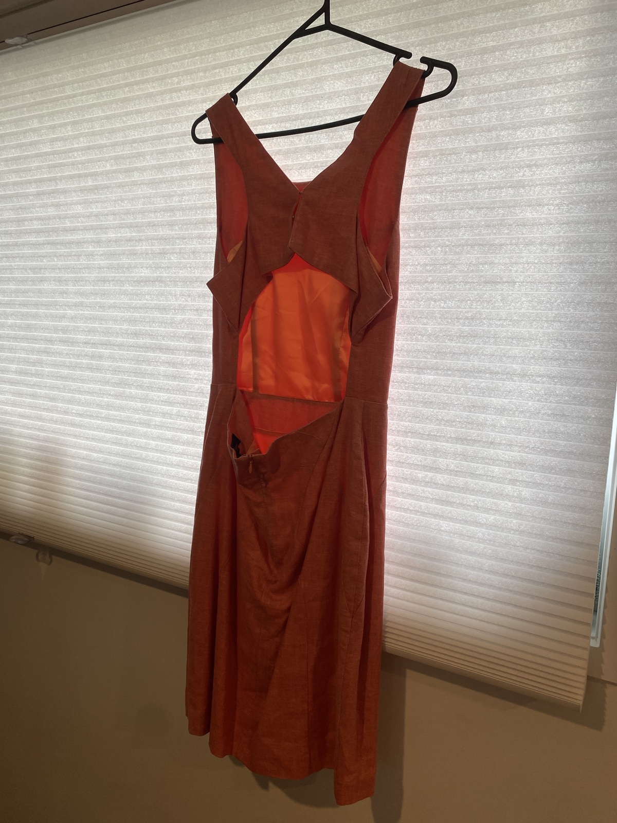 tangerine cut out dress size 10 