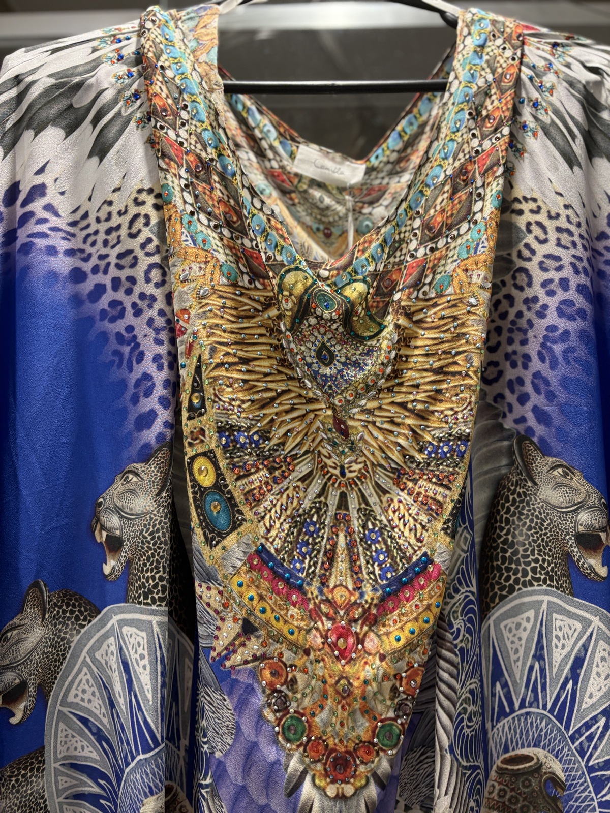 “Shamanic by Nature” Round Neck Silk Kaftan