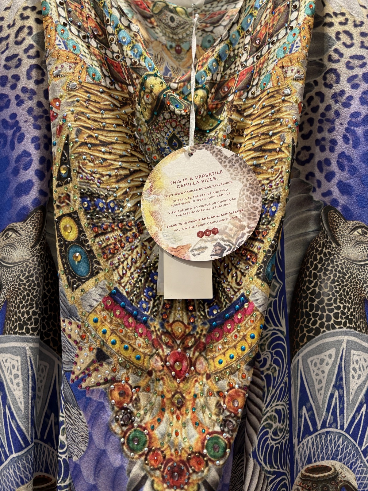 “Shamanic by Nature” Round Neck Silk Kaftan