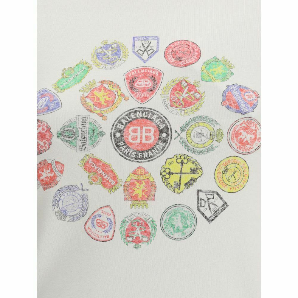 Graphic Logo Crew Neck T-Shirt - White / S