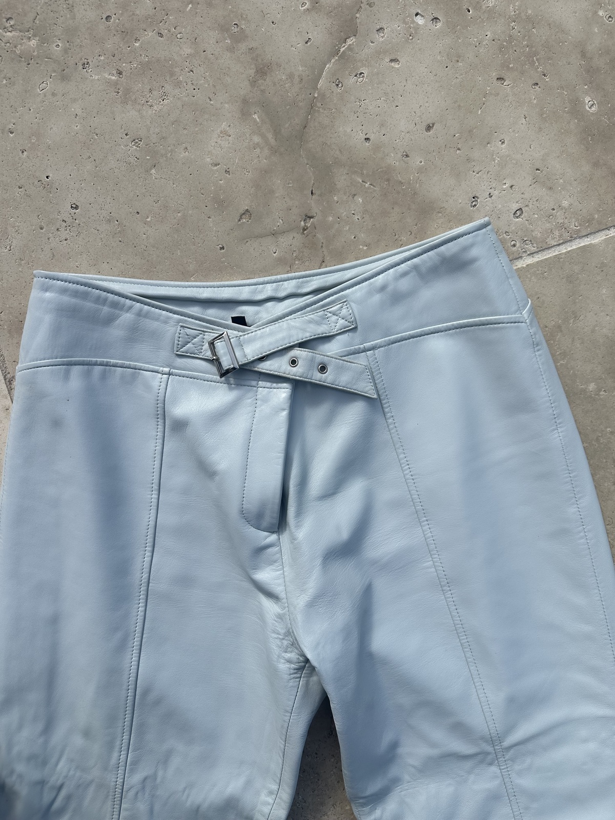 brand new designer leather pants size 12, Never worn, ca