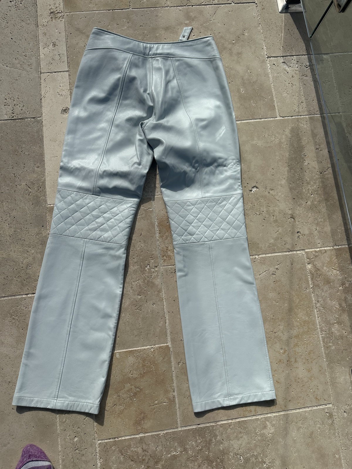 brand new designer leather pants size 12, Never worn, ca