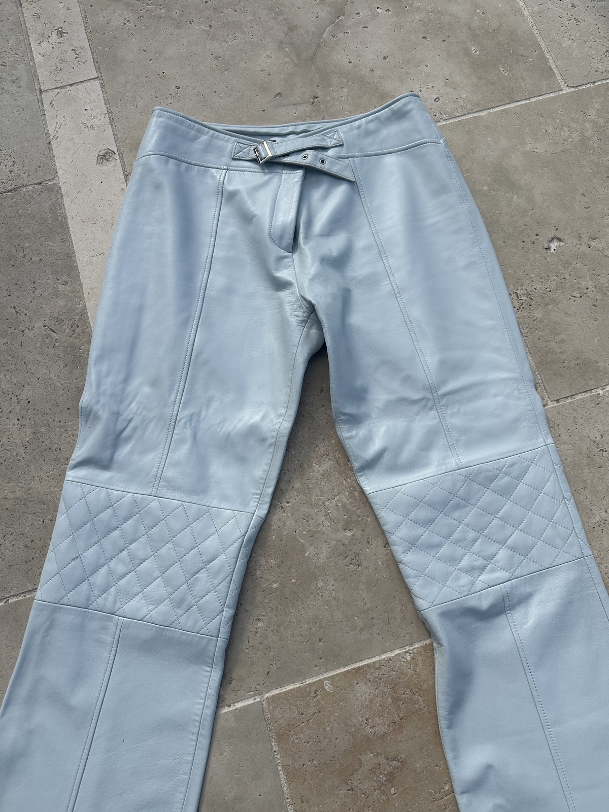 brand new designer leather pants size 12, Never worn, ca