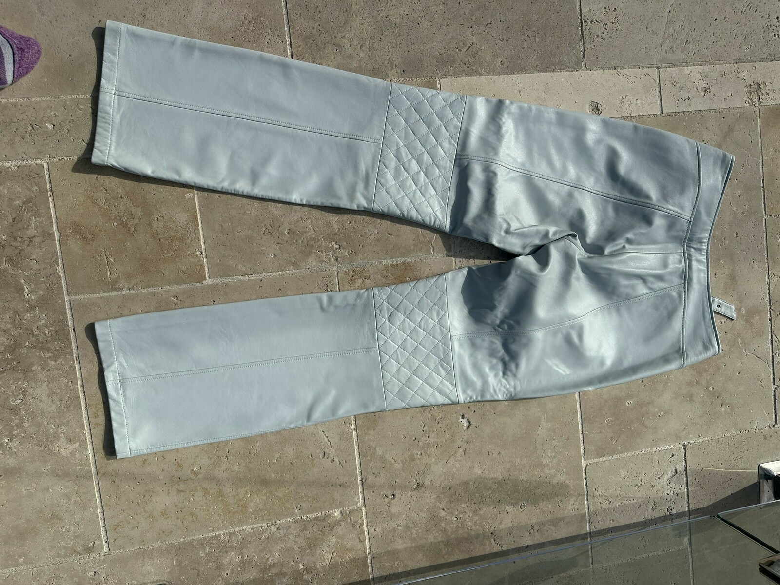 brand new designer leather pants size 12, Never worn, ca