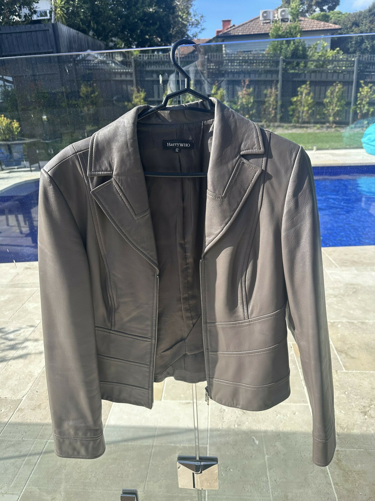 new leather jacket Soft calf leather