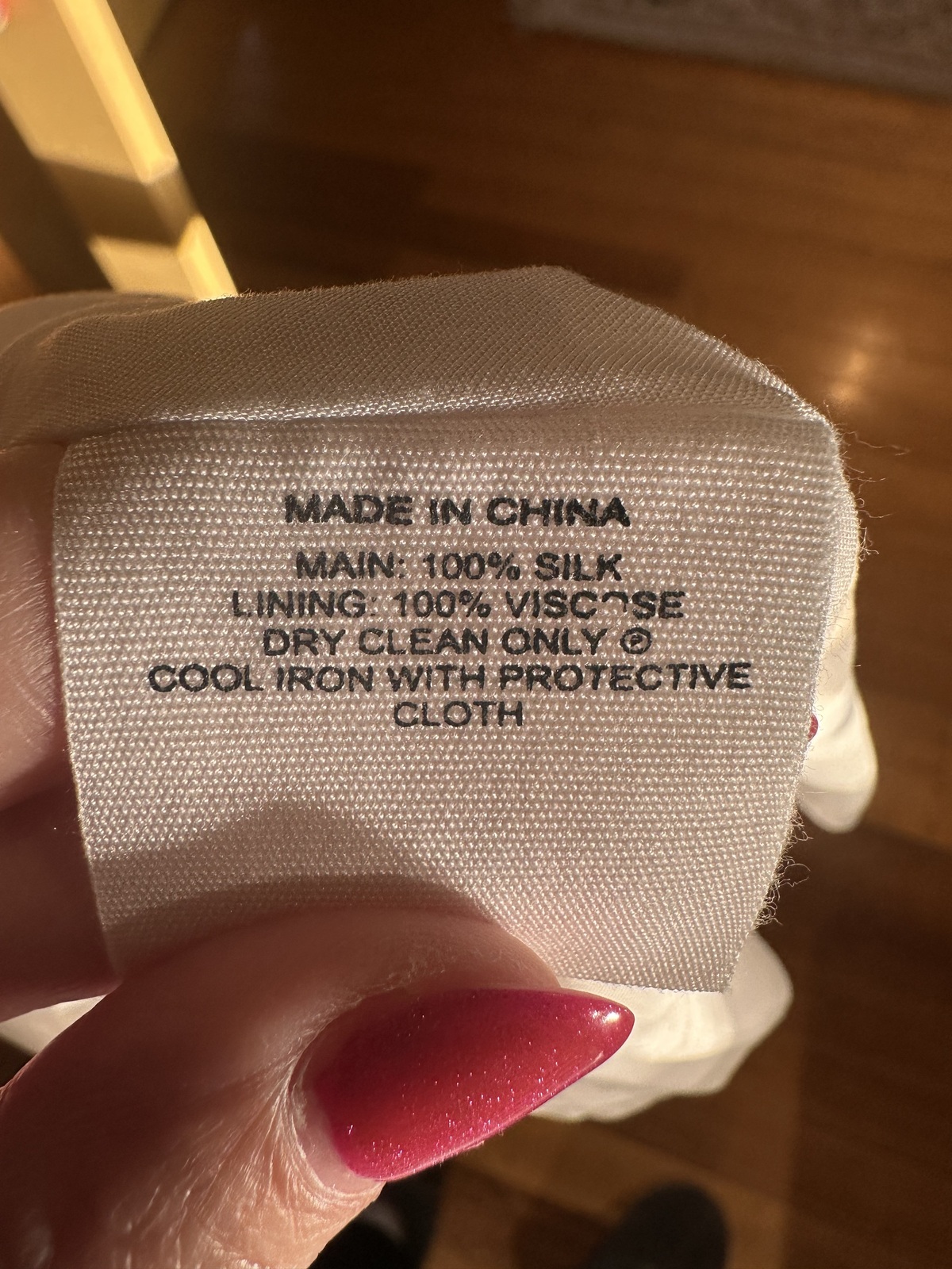 Silk 100% new floral dress, Blue Illusion, size M. Never worn.