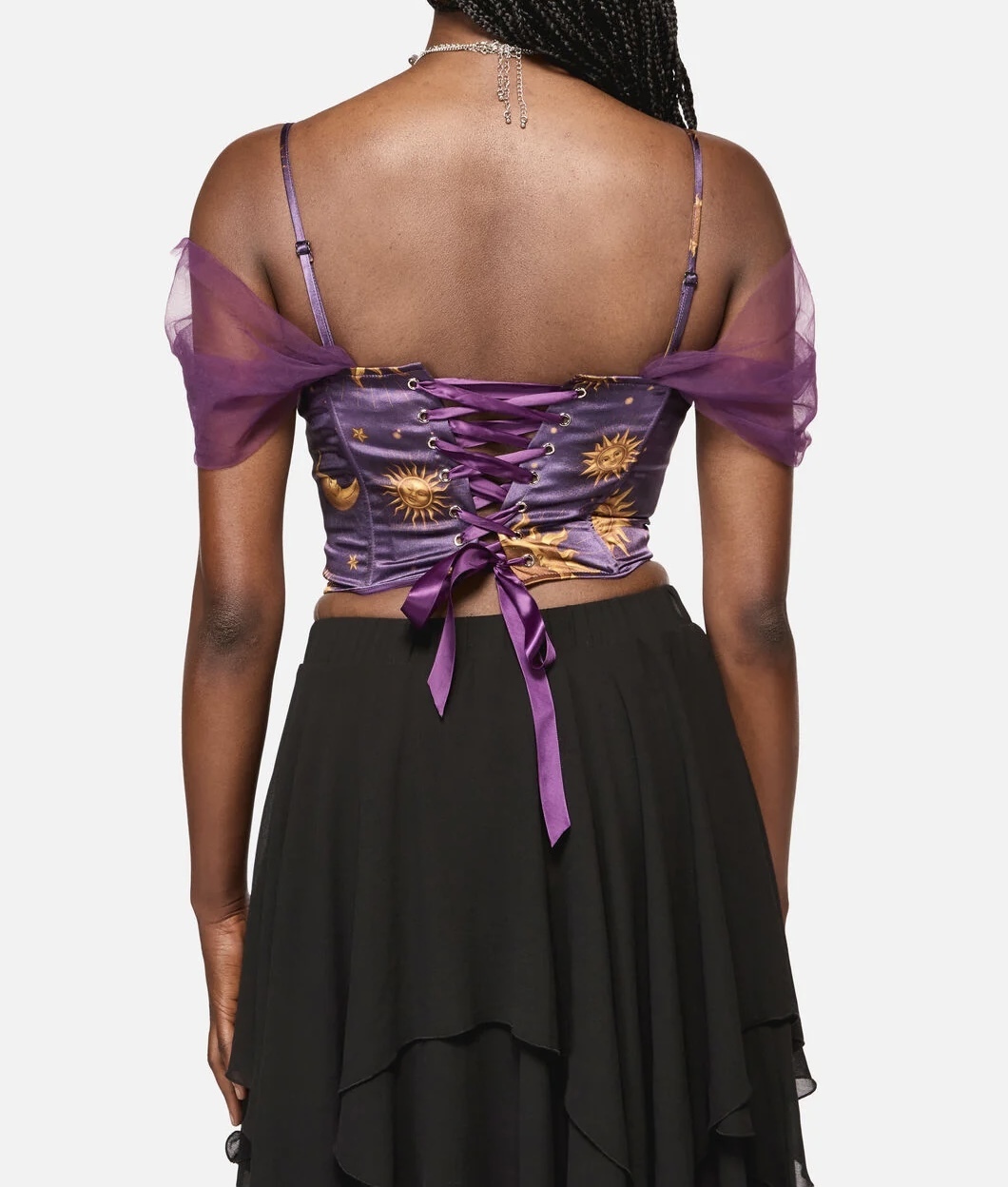 Cosmic Light Whimsy Corset Top