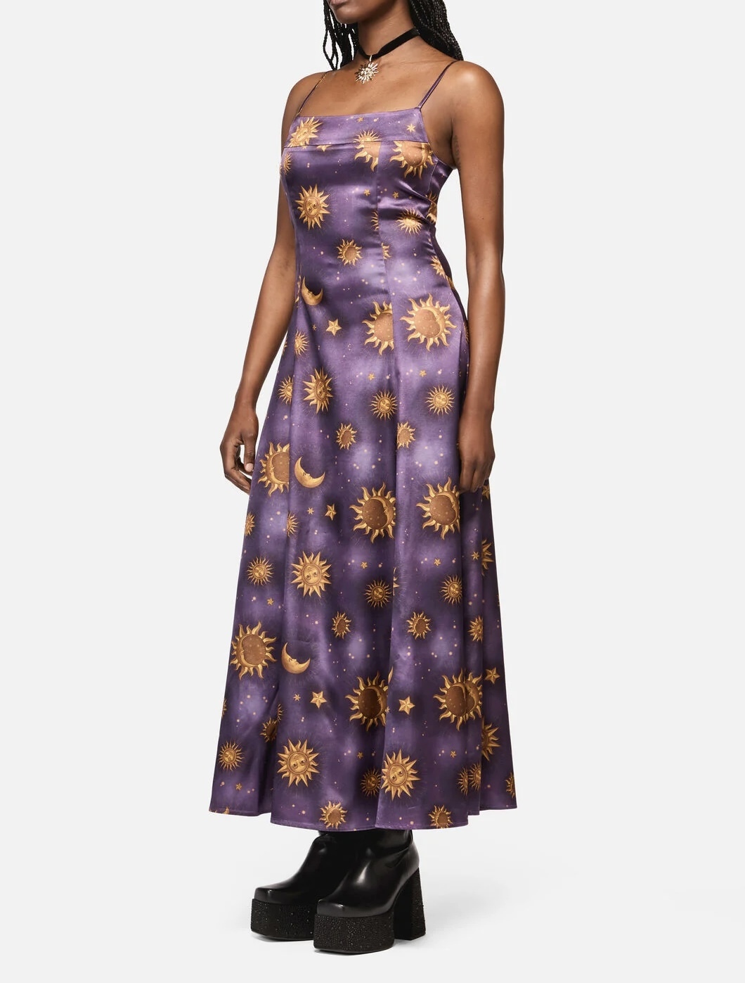 Cosmic Light Whimsy Goth Dress