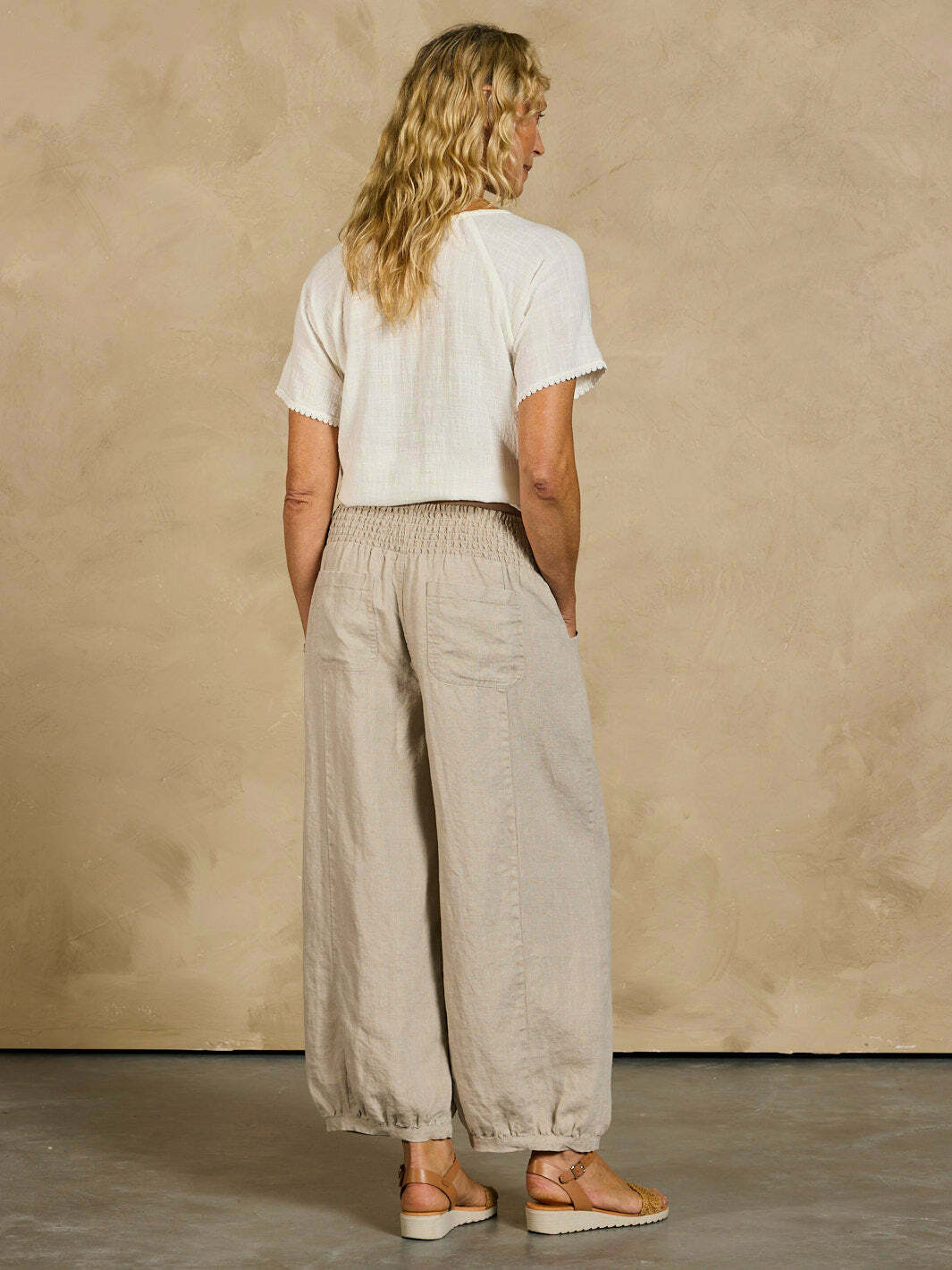 Sadhu French Linen Pants Flax