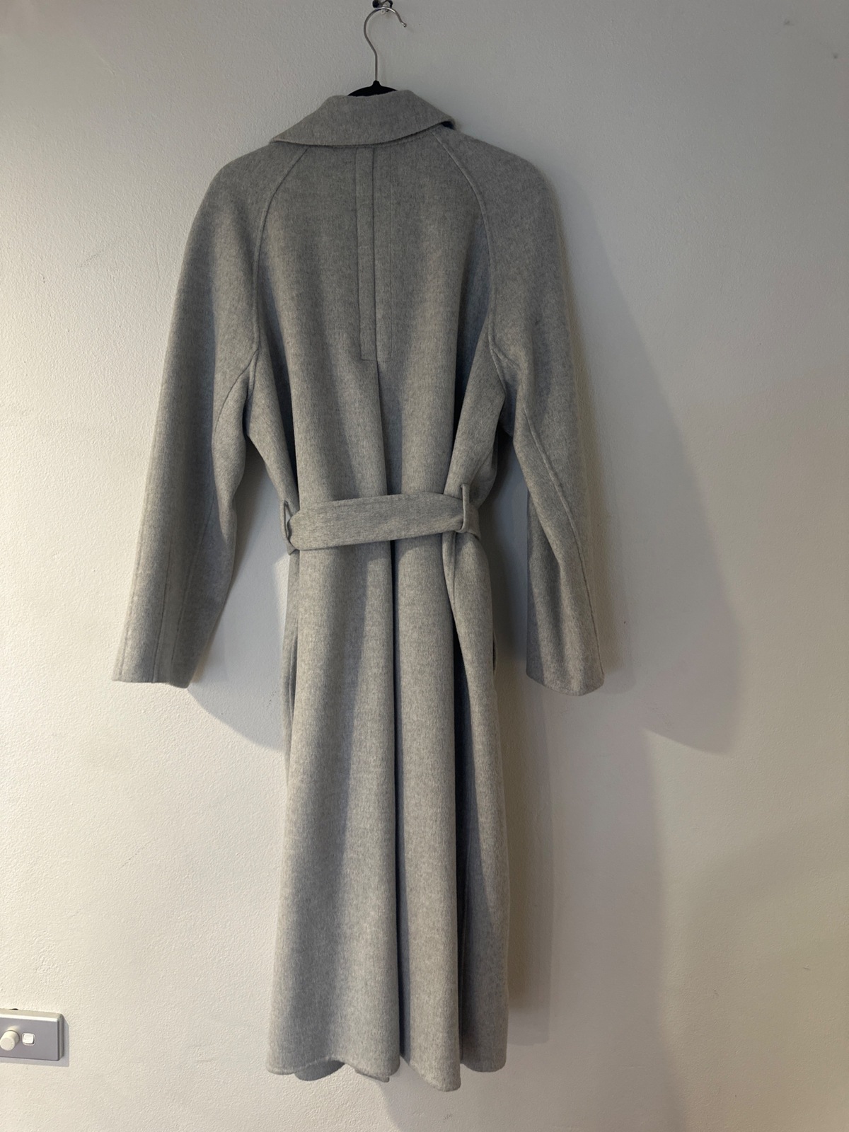 Light grey trenchcoat