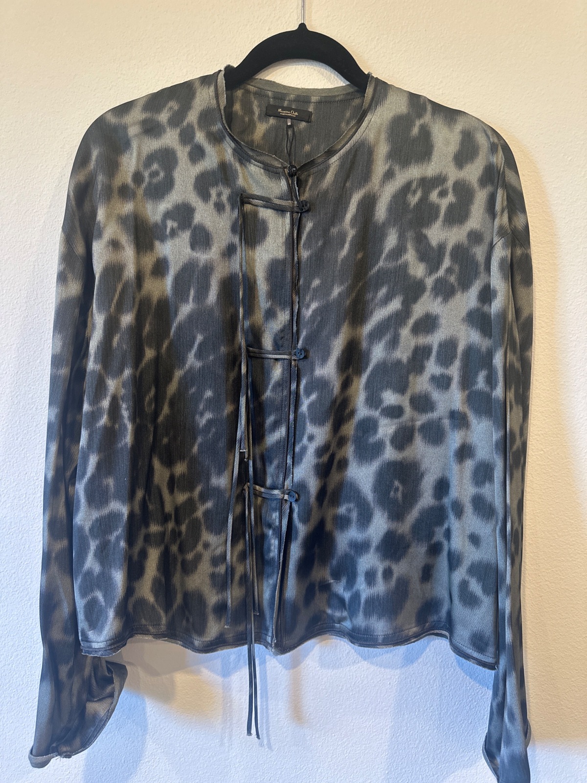 Animal print Asian influenced style shirt