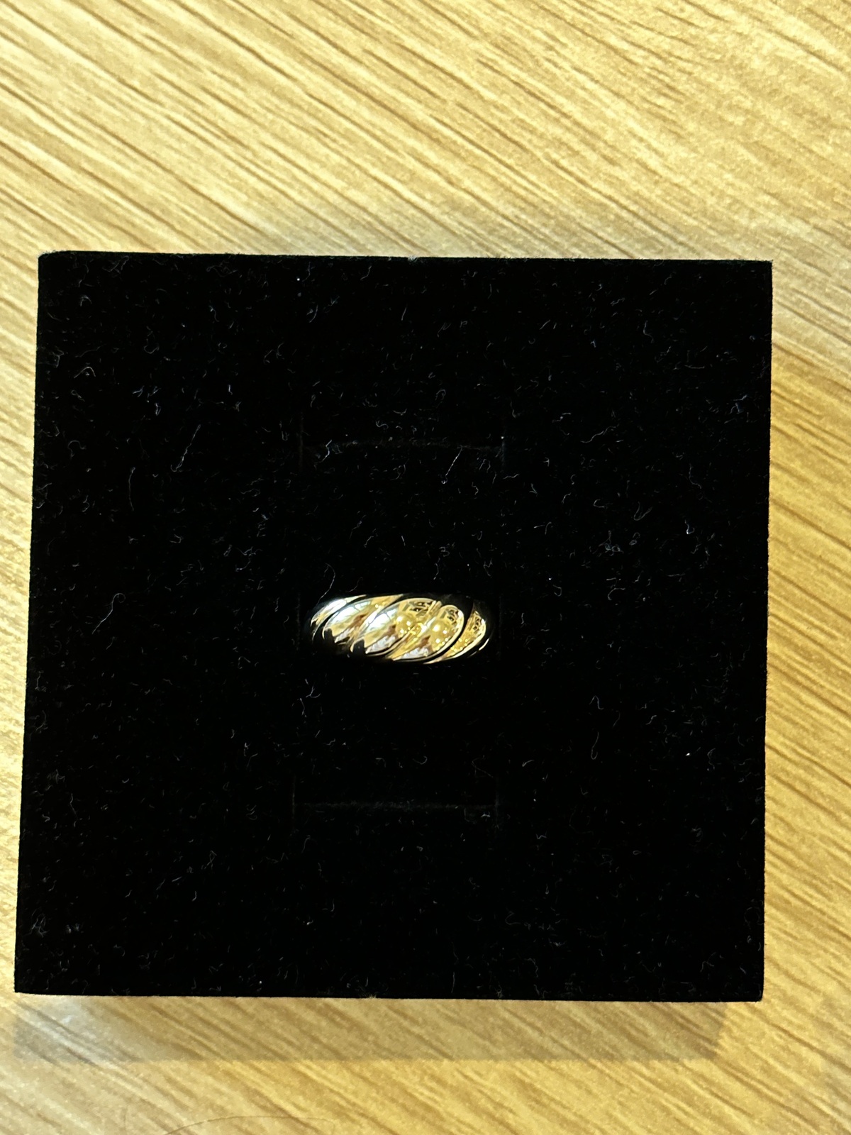 Thin Croissant Dome Ring (Size: 5)