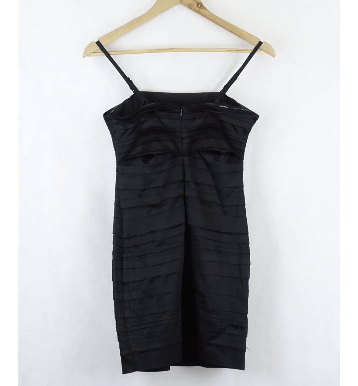 Black Mini Dress| Satin Silk Finish Cocktail & Formal 