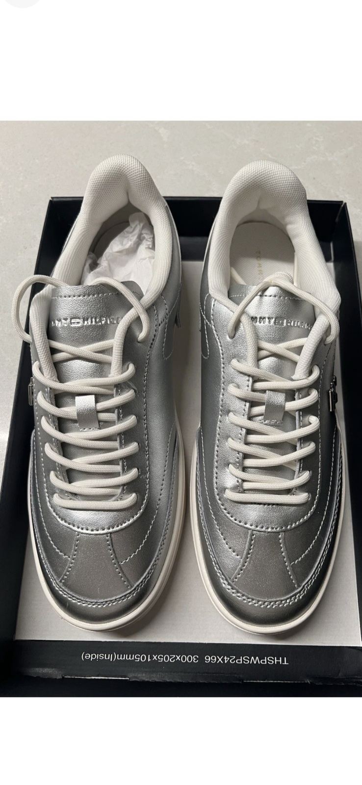 BNIB Silver Sneakers Size 40