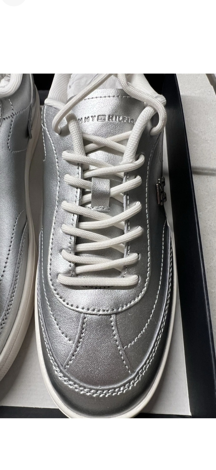 BNIB Silver Sneakers Size 40