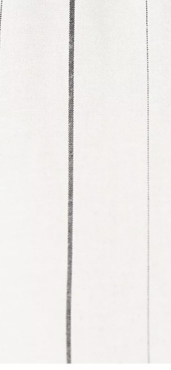 BNWT Women's Size 16 Ivory/Midnight Stripe Sleeveless Linen Shirt