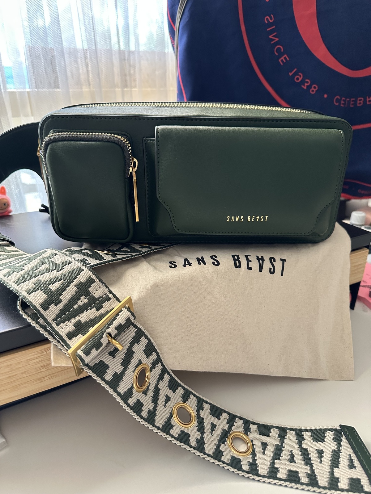 Sample Sale: Utility Crossbody Green
