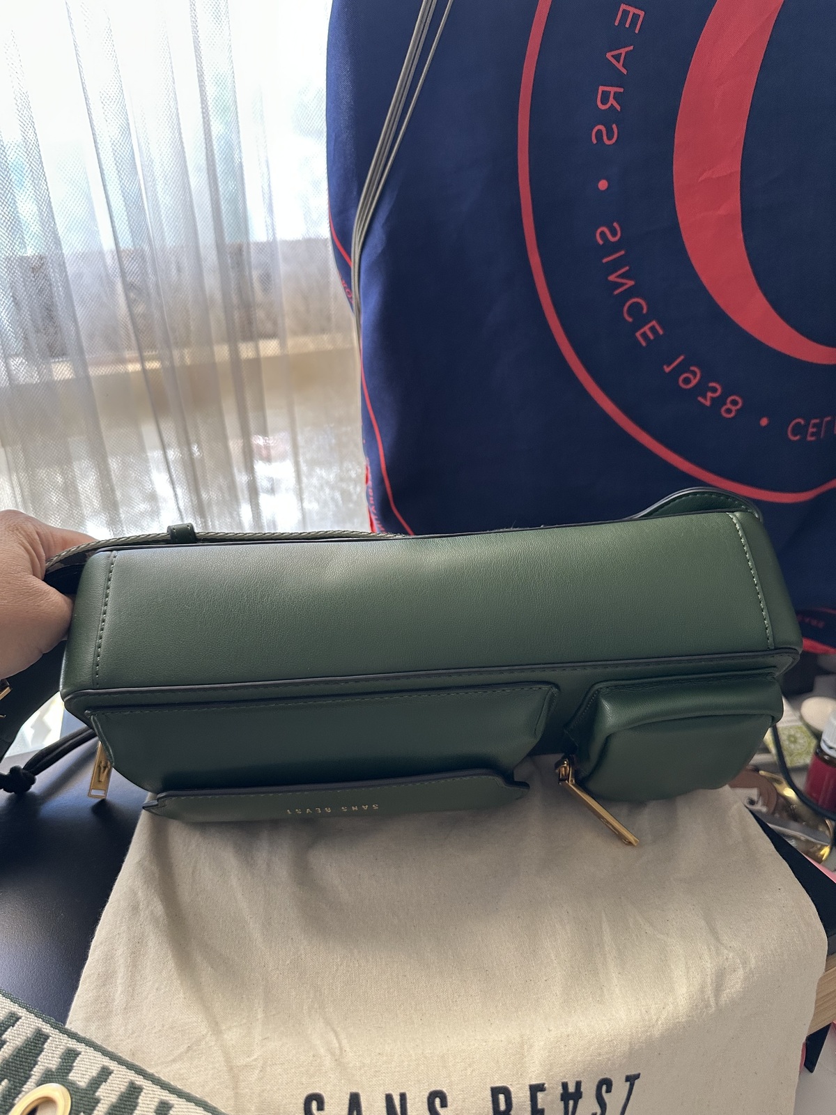 Sample Sale: Utility Crossbody Green
