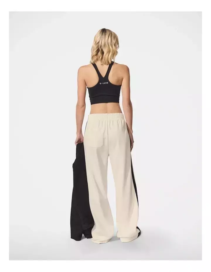- D-Luxe Side Tape Pant in Ivory