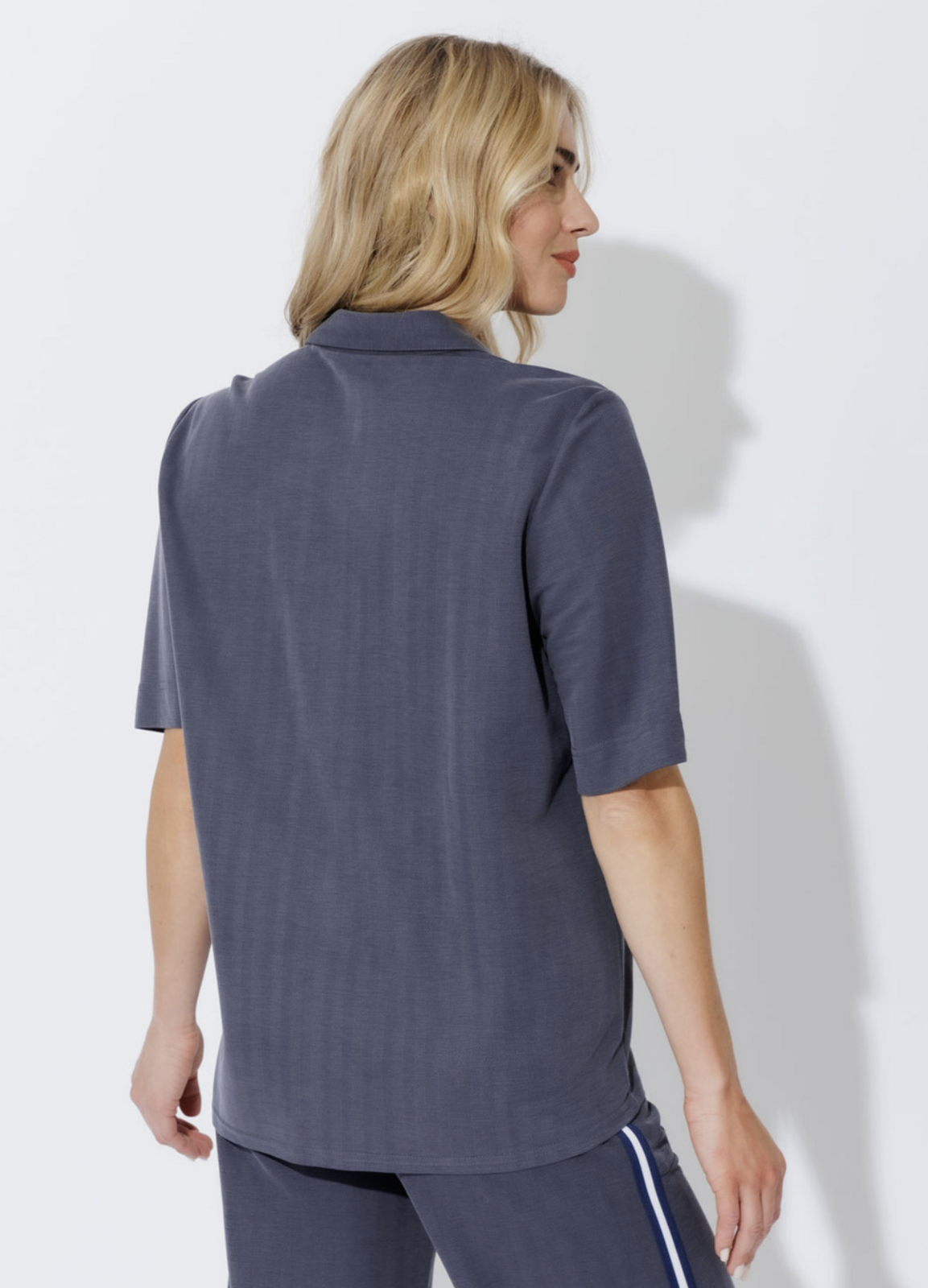 - Navy Herringbone Set