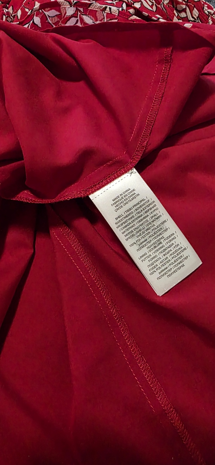 Red Floral Dress by Lauren - 