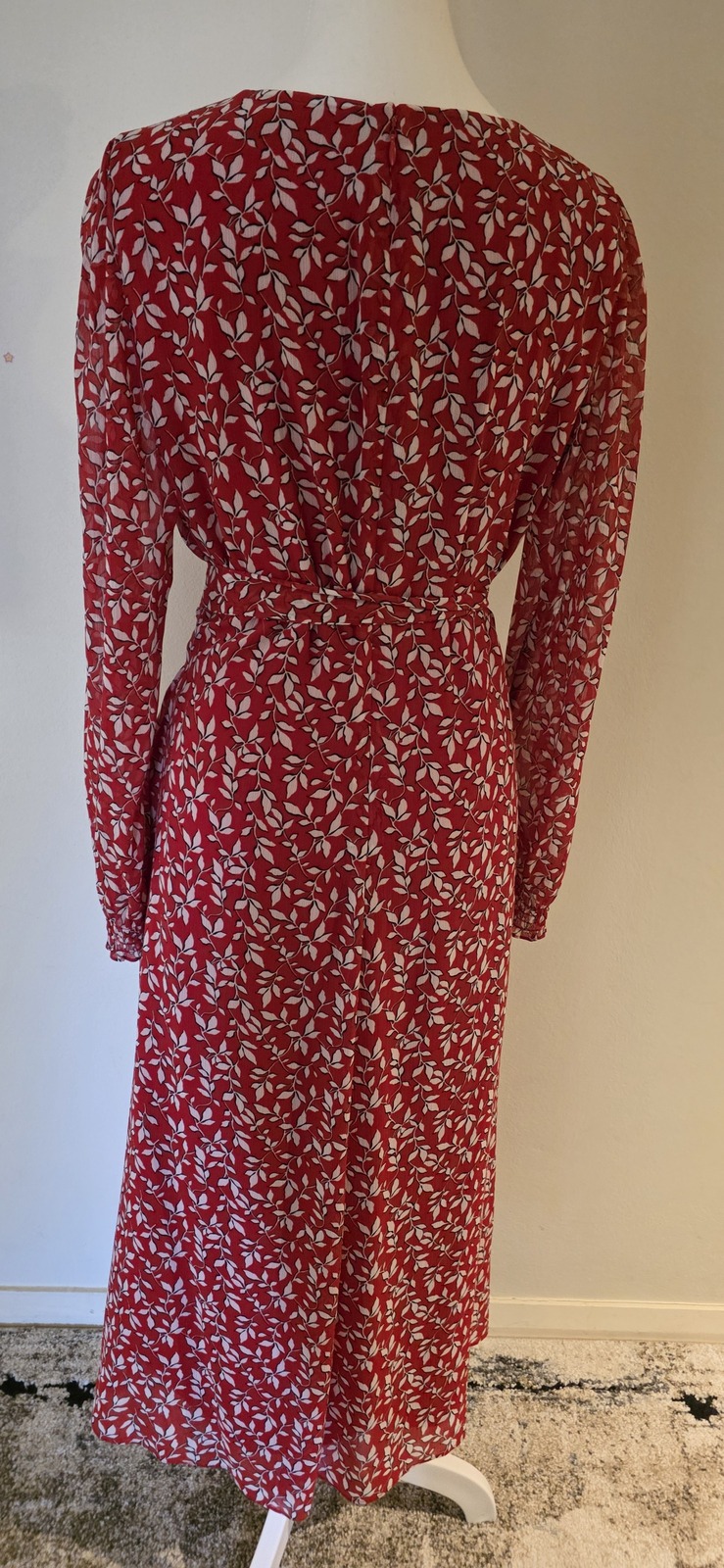 Red Floral Dress by Lauren - 