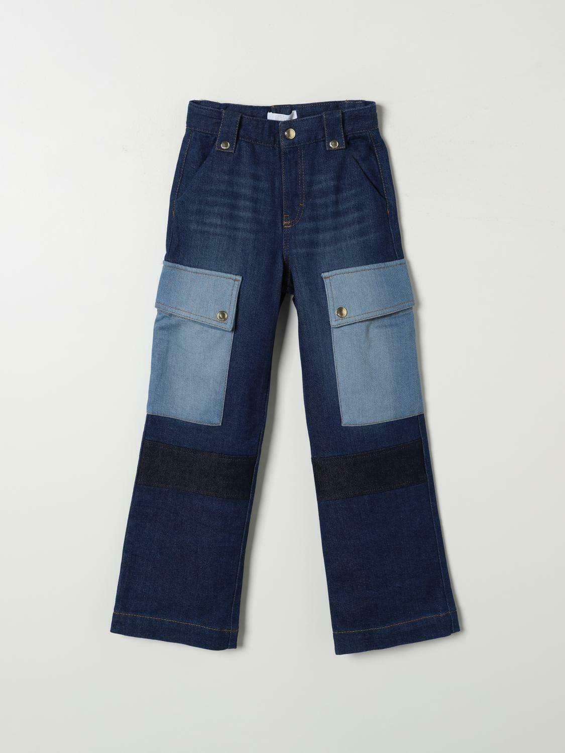 Patchwork Denim Jeans