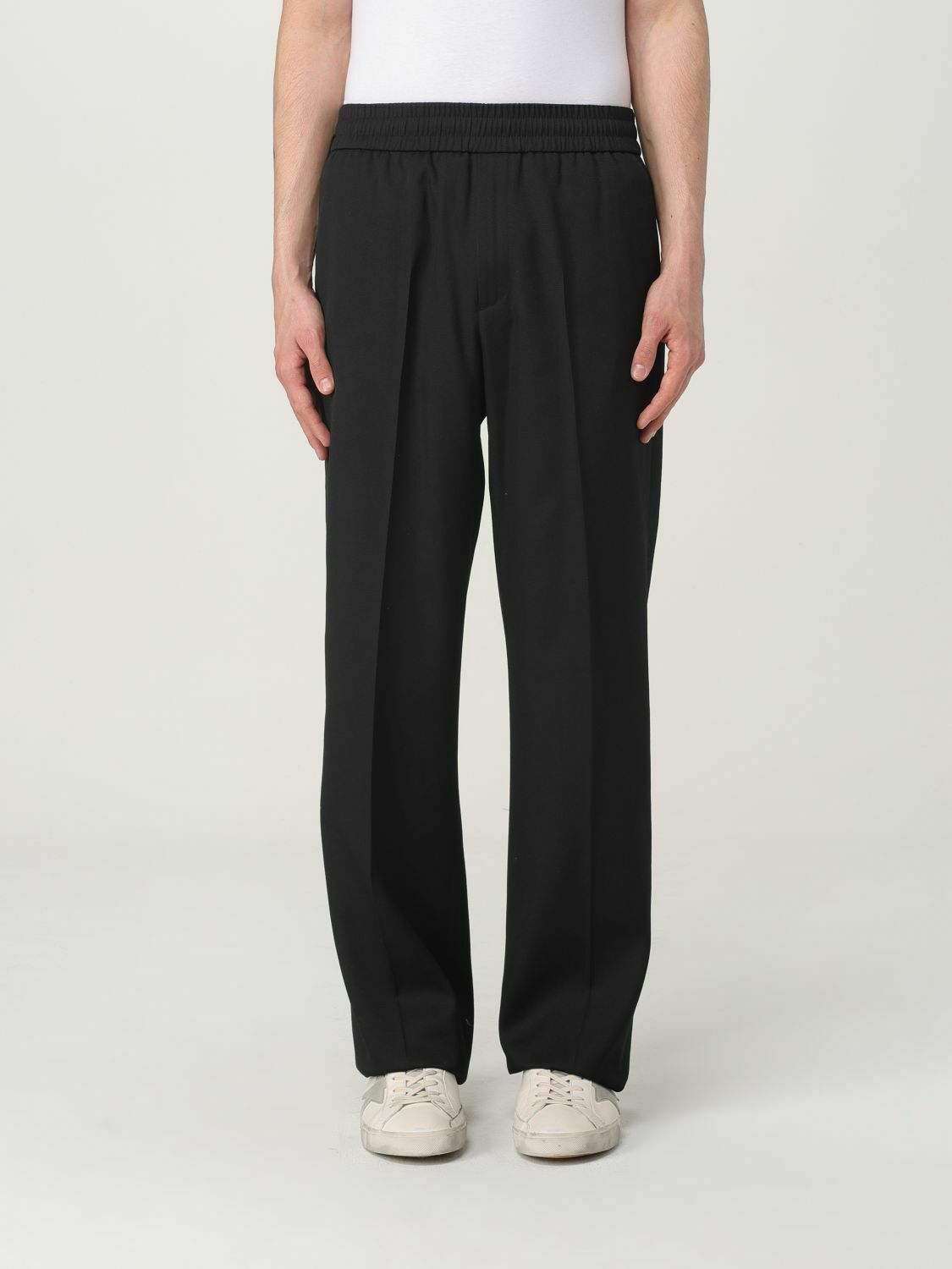Relaxed Fit Trousers - Black / 48 EU