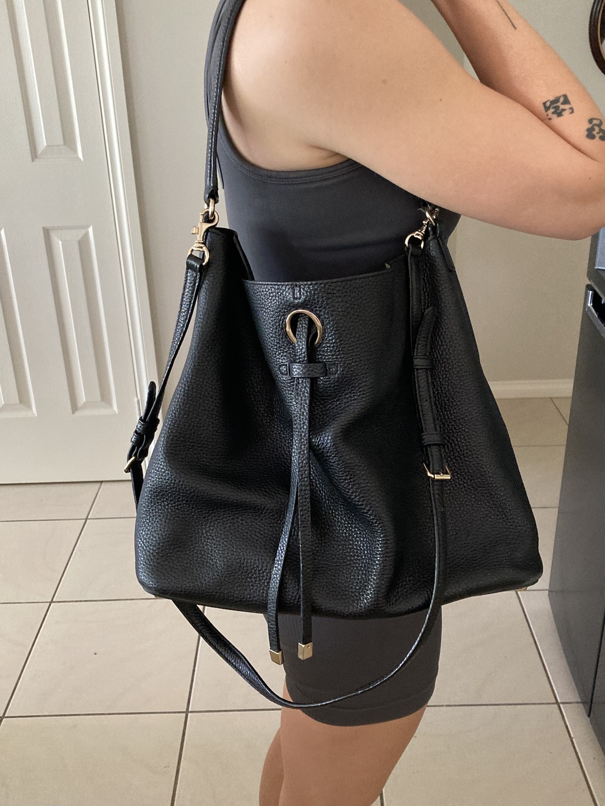 Black Leather Bag