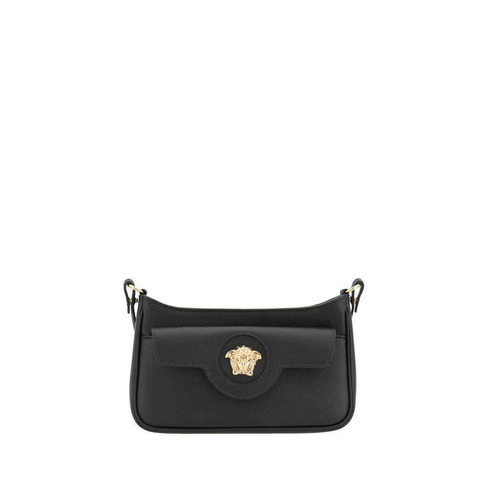 La Medusa Leather Crossbody Bag - Black / One Size