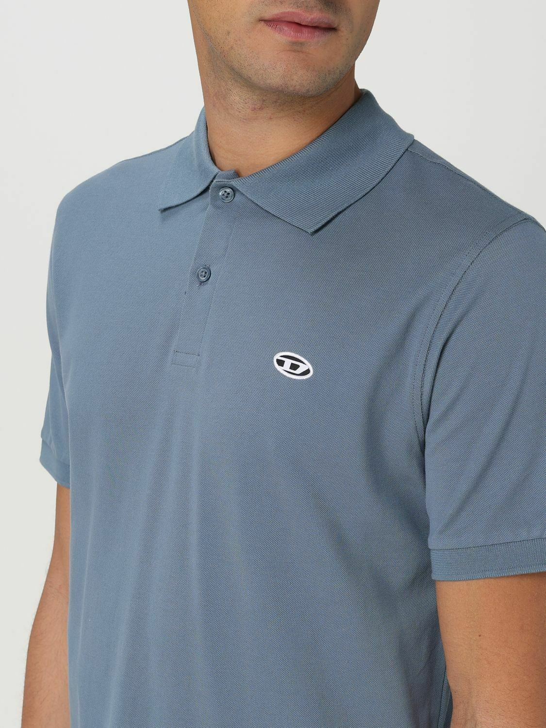 TJustDiv Polo Shirt Classic Design - Gnawed Blue / M EU