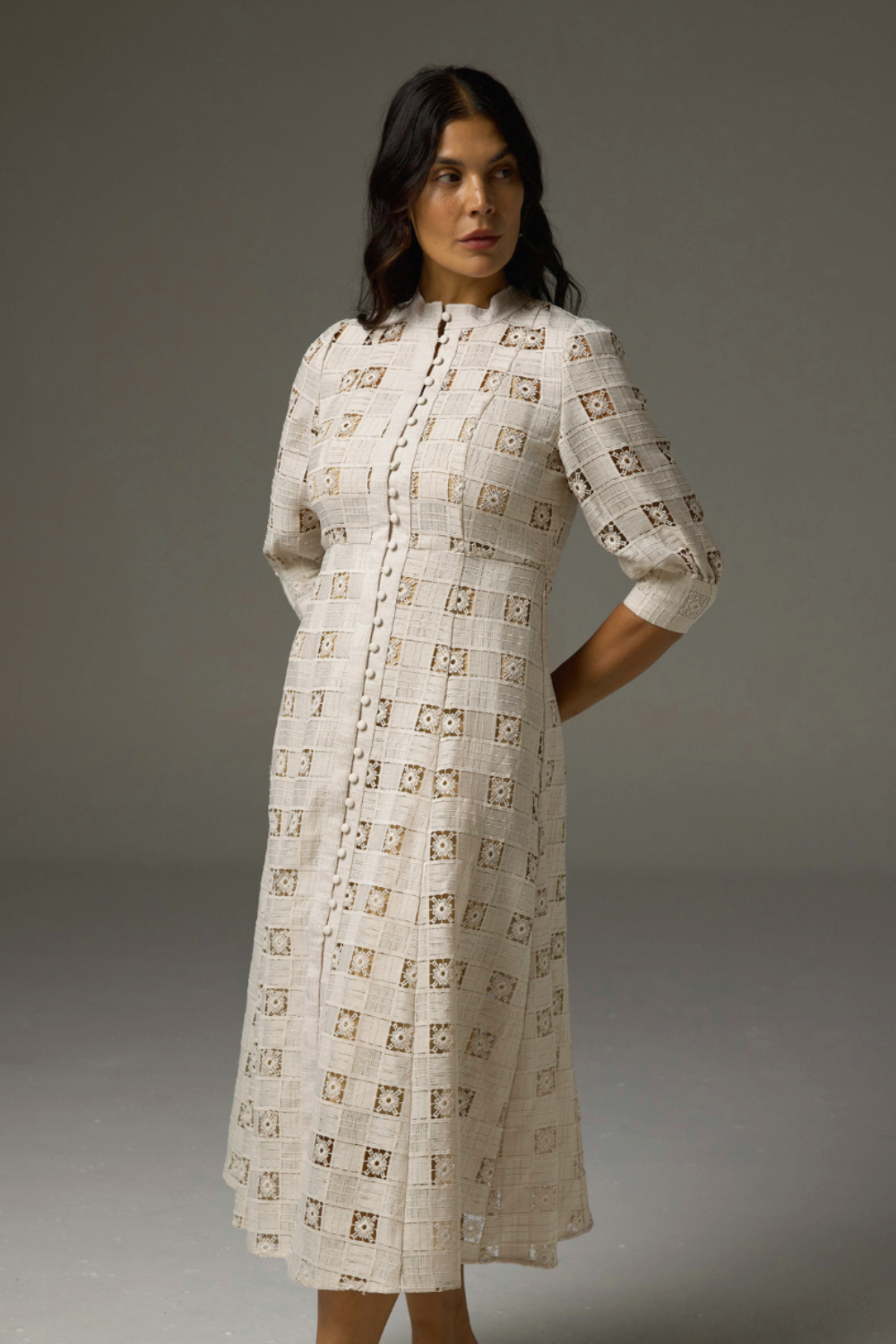 beguile dress - cream